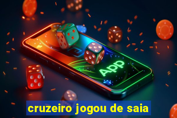 cruzeiro jogou de saia